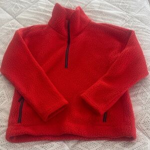 Polartec® fleece half-zip pullover jacket